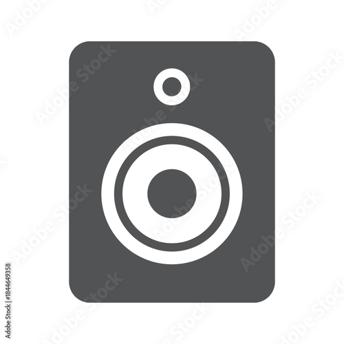 Speaker icon representing audio and sound