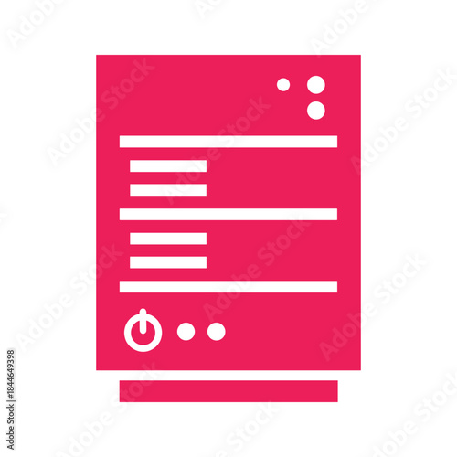 Server icon representing data processing