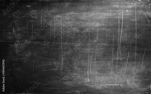 Chalk rubbed out on blackboard