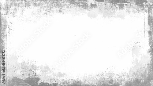 White old concrete wall grunge texture - wide banner format background with copy space for text. Grunge gray texture of chips, cracks, scratches, Soft white grunge. Vector ilustration