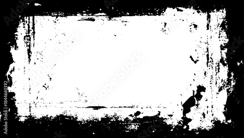 Wallpaper Mural Grunge Black and White Frames .  Torontodigital.ca