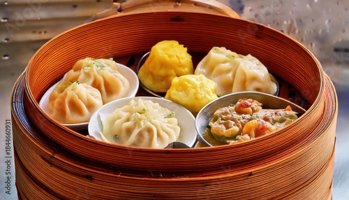 Dim Sum (China) – Traditional Dumplings and Buns Served in Bamboo Steamers