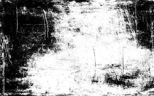 Abstract texture of grunge white and black scratches and cracks distressed dust wall  Overlays line sketch vintage stamp texture with effect grunge. Vector design.