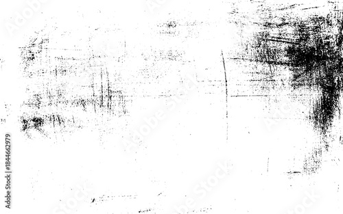 Abstract texture of grunge white and black scratches and cracks distressed dust wall  Overlays line sketch vintage stamp texture with effect grunge. Vector design.