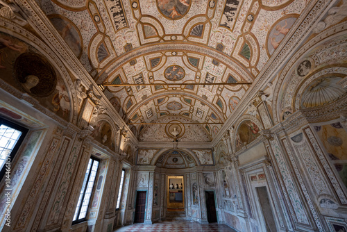 Quadro su tela Cavallerizza hall, Ducal Palace - Mantua, Italy