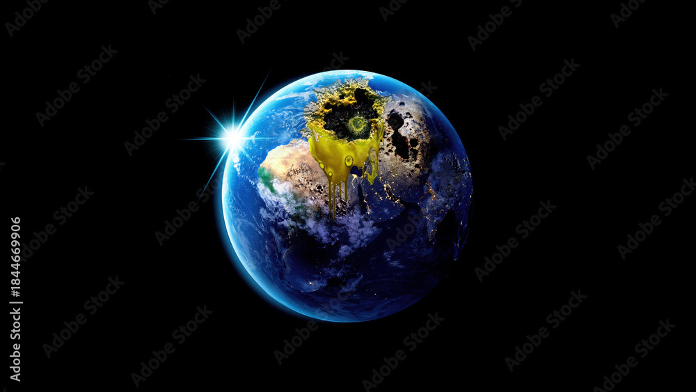 Fototapeta premium planet earth in space