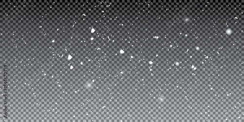 Floating dust particles or snow background, creating a soft, atmospheric effect perfect for winter themes, night scenes, and subtle, dreamy visuals