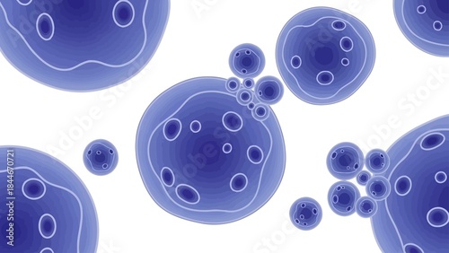 Abstract Background of Biological Cells or Microorganisms