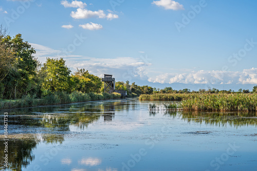 Canvastavla nature sceneries inside the Oasi di Vallevecchia di Brussa, Caorle, Venice, Ital