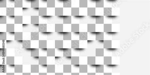 Abstract white 3D geometric shapes on white background. Professional Blank Paper or Cardboard Box Template. Innovative wall art design modern abstract gallery installation. 3d Modern abstract design.