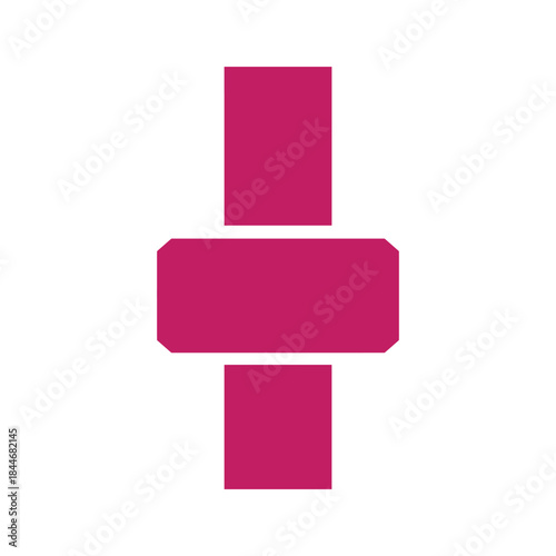 Simple geometric logo design element