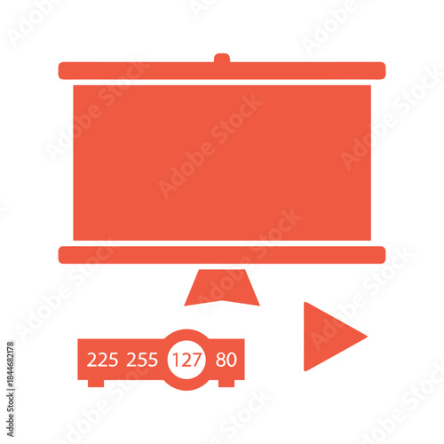 Color code information displayed on screen