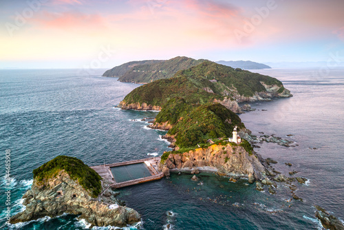 Photos Sadamisaki Lighthouse on the Sadamisaki Peninsula on the island of Shikoku, Japa