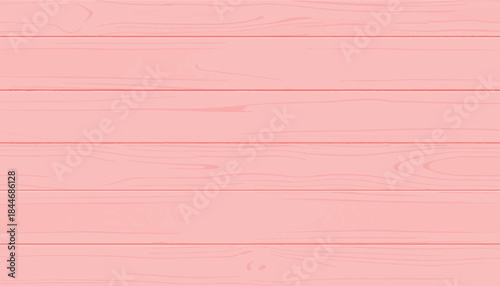 Soft pink coral wooden plank texture background in vector style. Seamless horizontal wood pattern with subtle grain lines, ideal for pastel designs, wallpapers, branding, and decorative backgrounds.