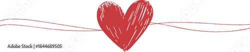 Heart shaped tangled grungy scribble png clipart