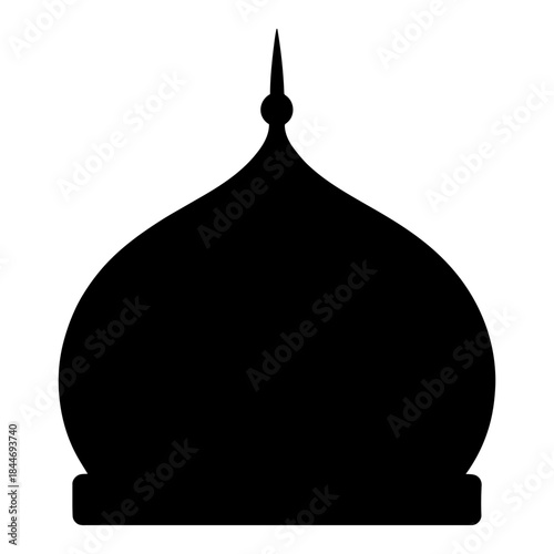 A comprehensive collection of stylized mosque icons featuring diverse architectural elements and religious symbols suitable for digital and print applications