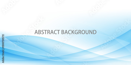 Modern abstract blue background with glowing geometric lines. Blue gradient