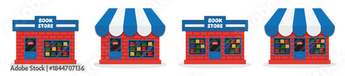 Book store icon, Vector illustration