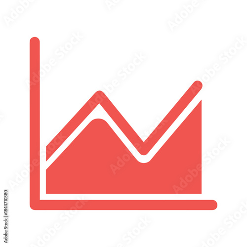 Graph showing data trends and fluctuations