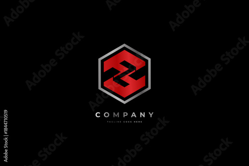creative letter FH logo design template