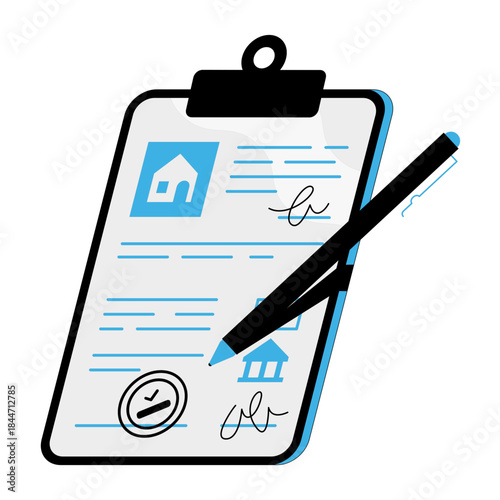Effortlessly finalize agreements with a pen signing a contract on a clipboard, securing crucial deals and professional approvals for your business success and important transactions.