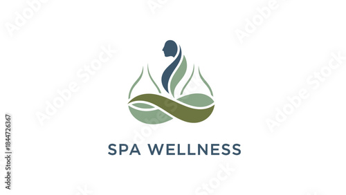 Luxury Spa and Wellness Relaxation Abstract Logo Vector