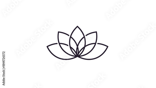 Luxury Spa and Wellness Relaxation Abstract Logo Vector