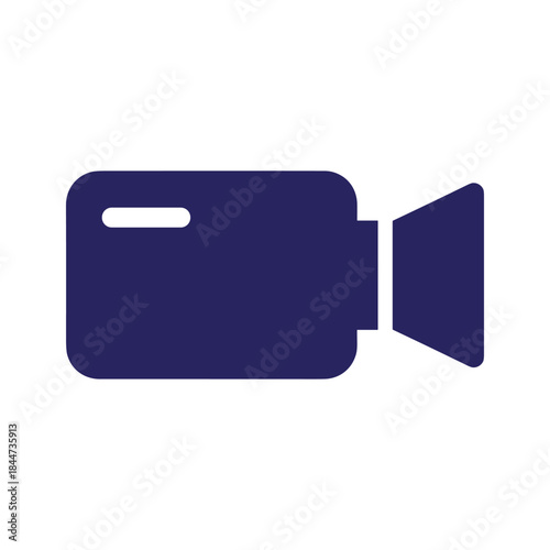 Video camera icon illustration