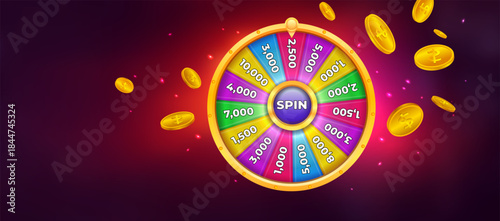 Wheel of Fortune. Spin Game. Casino Daily Bonus