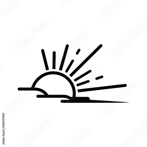 Black and white truck front view simple illustration