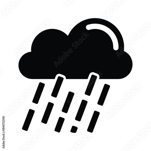 Cloud with heavy rain