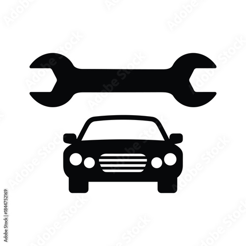 Car maintenance with adjustable wrench