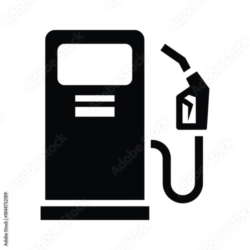 Fuel pump icon with nozzle