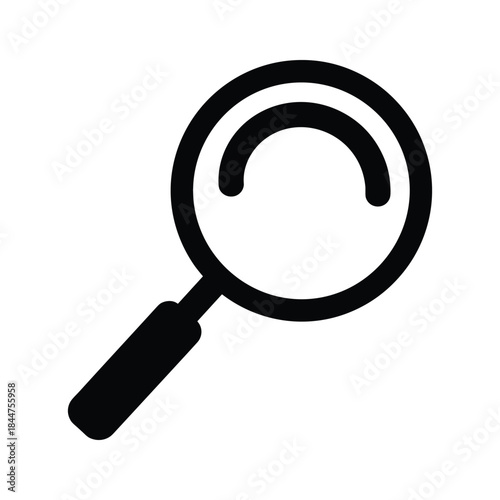Magnifying glass icon representing search functionality