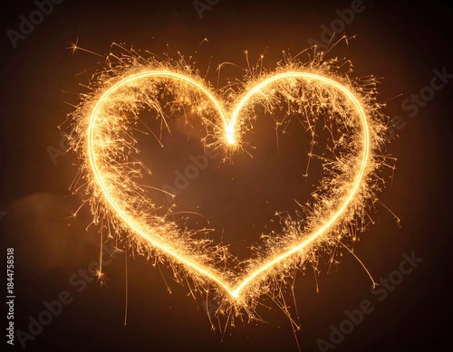 Symbolic light heart emerging from darkness with gentle pulse and soft shimmer expressing deep romantic feeling warmth connection intimacy