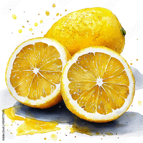 Aclair, watercolor painting capturing graceful lines and soft blended shades, isolated on a white background.