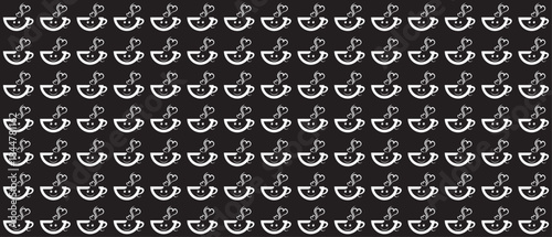 Rocking Horse Pattern a repetitive pattern of rocking horses forms a visually engaging design, creating a sense of playful nostalgia and childhood joy.