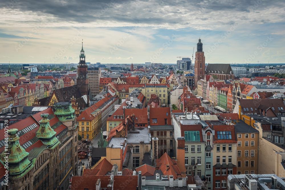 Fototapeta premium In the historic center of Wrocław