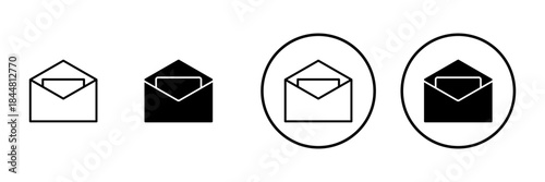 Mail icon vector. email sign and symbol. E-mail icon. Envelope icon