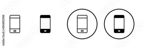 Phone icon vector. Call sign and symbol. telephone symbol