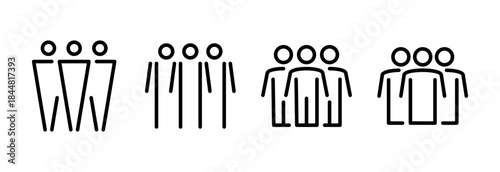 People icon vector illustration. person sign and symbol. User Icon vector