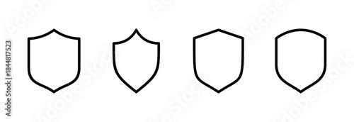 Shield icon vector illustration. Protection icon. Security sign and symbol