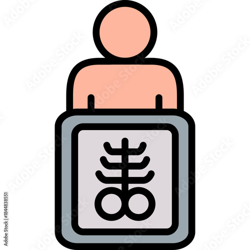 Medical Imaging lineal color icon