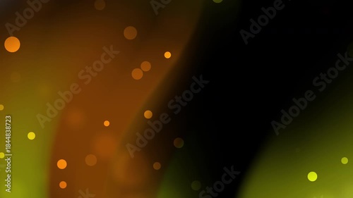 Dark background with scattered orange and yellow glowing orbs suitable for mystical and halloweenthemed designs and spooky graphic projects.