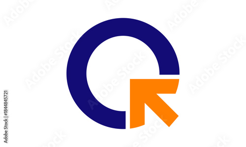 Modern Letter Q Finance Logo	

