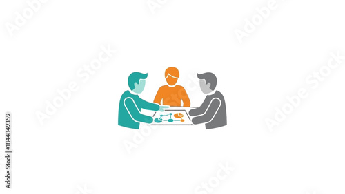 Team Collaboration Meeting Discussion Strategy Planning.