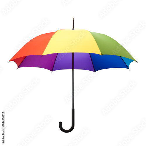 rainbow colored umbrella