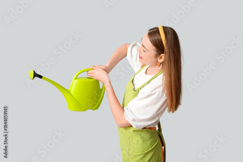 Beautiful young woman with ...