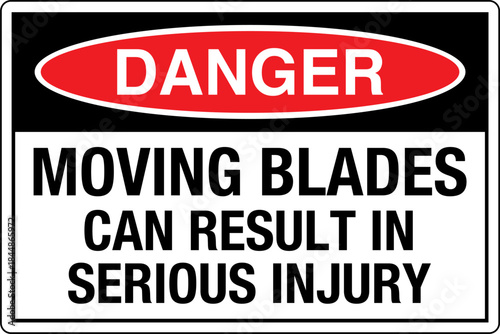 Safety Sign Signage Moving bl...
