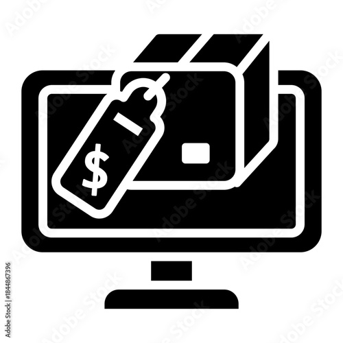 product advertising Solid icon